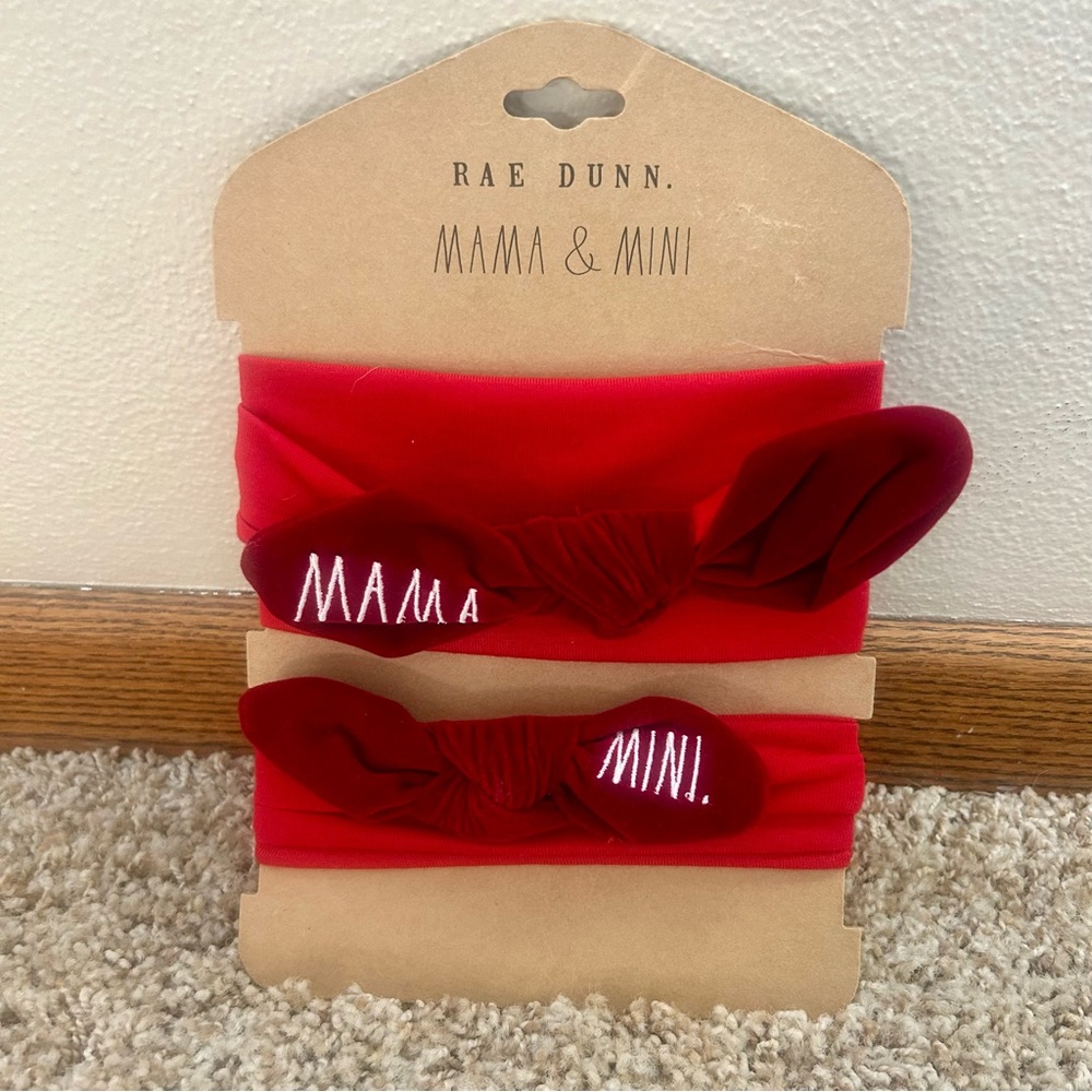 NWT ❤️ Rae Dunn Mama & Mini Hairband Duo